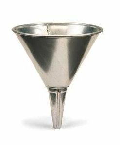 Delphos Galvanized Steel General Purpose Funnel | 1 Qt Capacity Lube And Fuel Tools