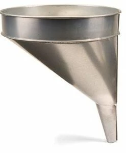 Delphos Galvanized Steel Side Spout Funnel | 6 Qt Capacity