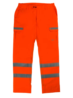 Hi-Vis Work Wear Tough Duck SP06 4-Way Stretch Cargo Safety Pant