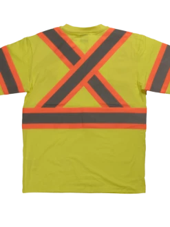 Tough Duck ST11 Premium 100% Cotton Safety T-Shirt With Armbands | XS-5XL Hi-Vis Work Wear
