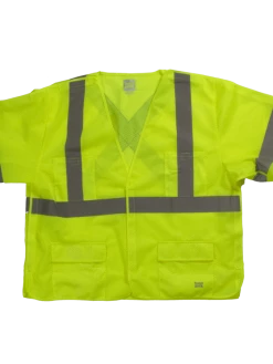 Hi-Vis Work Wear Tough Duck SV07 Safety Vest With Sleeves | XS-5XL