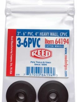 Reed 2 Pack Cutter Wheels For Plastic Pipe Pipe Tools