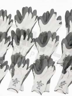 SHOWA 451 Insulated Rubber Grip Gloves - Pack Of 12 Pairs Work Gloves