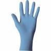 Work Gloves Showa N-DEX 6005PF Blue Nitrile 4-Mil Powder-Free Examination Gloves - Box Of 100