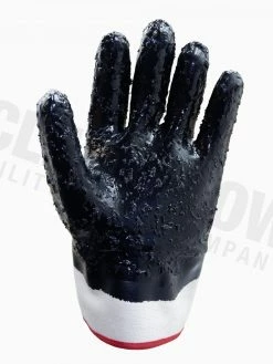 Showa 7166R Nitrile Coated Rough Grip Work Glove - Pack Of 12 Pairs