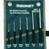 Hand Tools Signet 6 Piece Roll Pin Punch Set