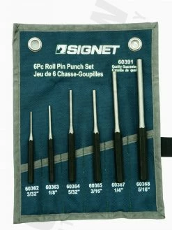 Hand Tools Signet 6 Piece Roll Pin Punch Set