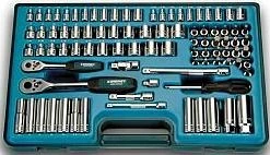 Signet 1/4" And 3/8" Drive 90 Piece SAE/Metric Socket Set