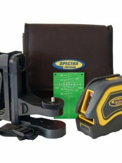 Spectra Precision LT20G Green Beam Crossline Self-Leveling Laser Package