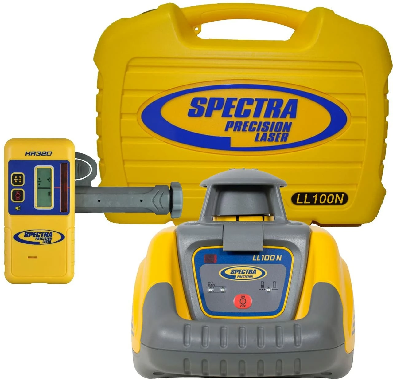 Spectra Precision LL100N Laser Level Package With Laser, Reciever And Clamp