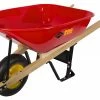 Landscaping Tools True Temper Heavy Duty Industrial Wheelbarrow - Flat Free Tire - 6 Cu Ft