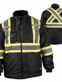 Hi-Vis Work Wear Terra Hi-Vis Lined Freezer Jacket | S-5XL