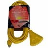 Unex Outdoor Extension Cord - 14 Gauge - 13A Rated - Triple Outlet Lighting