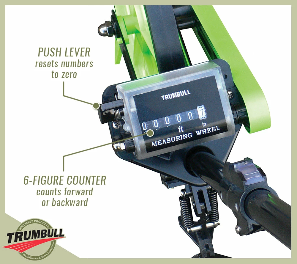 Trumbull Heavy Duty Distance Measuring Wheel W/ Case
