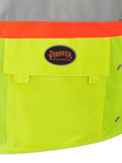 Pioneer Hi Viz Safety Vest - Tricot Poly Interlock - Adj. Sides | S/M - 4/5X Large Hi-Vis Work Wear