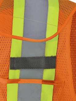 Pioneer Hi Viz Drop Shoulder Safety Tear-Away Vest Poly Mesh | Sizes XXS - 5XL