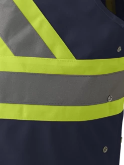 Pioneer Hi Viz Safety Vest - Tricot Poly Interlock - Adj. Sides | S/M - 4/5X Large Hi-Vis Work Wear
