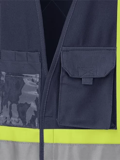 Pioneer Hi Viz Safety Vest - Tricot Poly Interlock - Adj. Sides | S/M - 4/5X Large Hi-Vis Work Wear