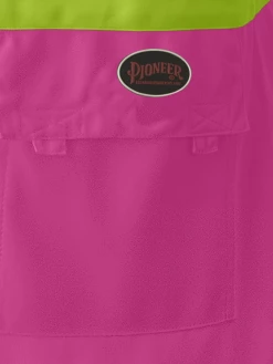 Hi-Vis Work Wear Pioneer Women's Solid Tricot Tear-Away Safety Vest | XS-2XL