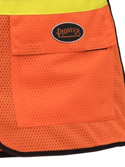 Hi-Vis Work Wear Pioneer Womens Breathable Mesh Tear-Away Safety Vest | XS-2XL