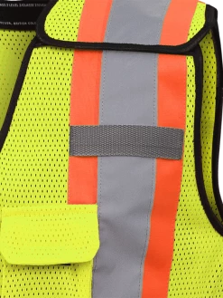 Hi-Vis Work Wear Pioneer Womens Breathable Mesh Tear-Away Safety Vest | XS-2XL