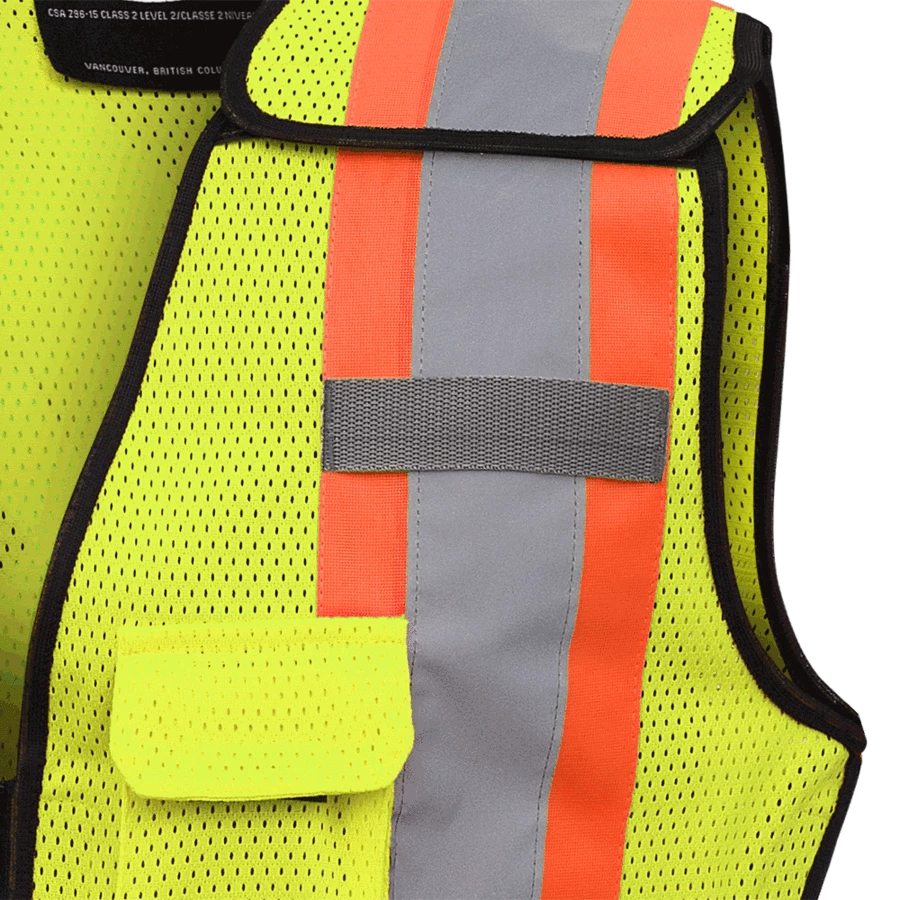 Hi-Vis Work Wear Pioneer Womens Breathable Mesh Tear-Away Safety Vest | XS-2XL