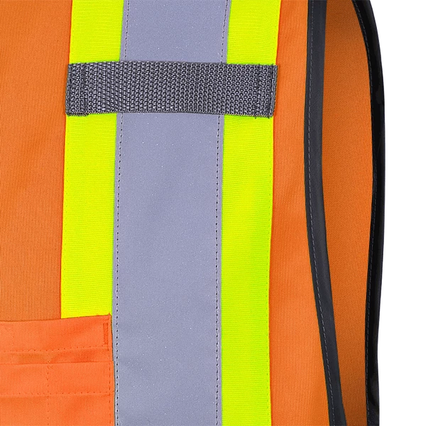 Hi-Vis Work Wear Pioneer Hi Viz Zipper Front Safety Vest | Sizes XS - 5XL