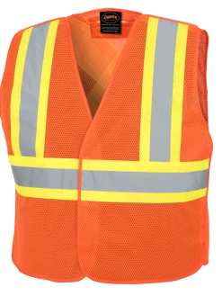 Pioneer Hi Viz Tear-Away Mesh Safety Vest - Poly Mesh | Sizes Small - 5XL Hi-Vis Work Wear
