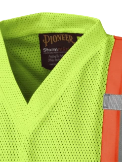 Pioneer Hi Viz Safety T-Shirt | Poly Mesh | Sizes Small - 3XL