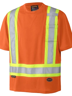 Pioneer Hi Viz Safety T-Shirt - Birdseye Poly | Sizes XS - 5XL