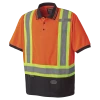 Pioneer Hi Viz Safety Short-Sleeved Polo Shirt | Birdseye Poly | Sizes S - 5XL