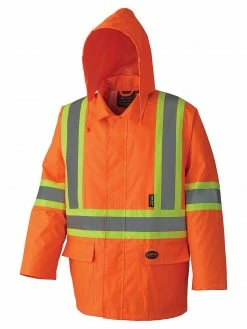 Pioneer 210D Oxford Poly/PVC Waterproof Hi Vis Rain Suit | XS-4XL Hi-Vis Work Wear