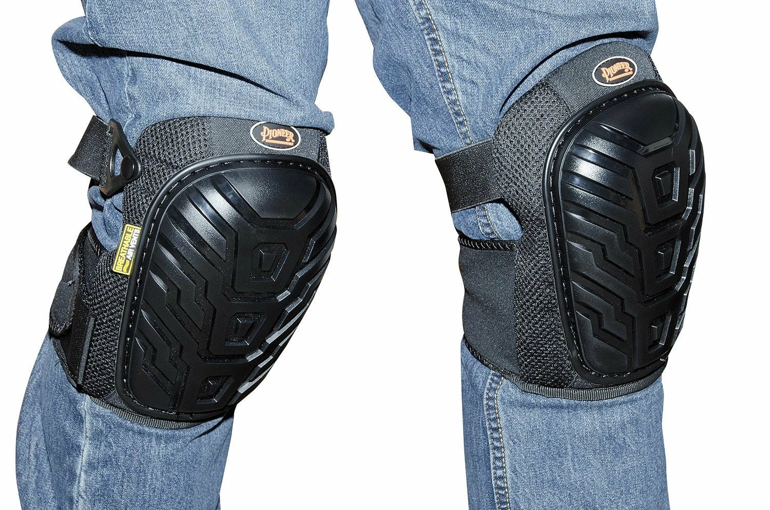Pioneer 169 Breathable Air Vented Professional Gel Knee Pads Ergonomics