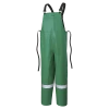 Ranpro CA-43® FR Chemical/Acid Resistant Safety Bib Pants - PVC/Poly | Green | Sizes Small - 4XL Flame Resistant Work Wear