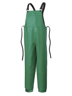 Ranpro CA-43® FR Chemical/Acid Resistant Bib Pants - PVC/Poly | Green | Sizes Small - 4XL