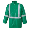 Flame Resistant Work Wear Ranpro CA-43® FR Chemical/Acid Resistant Safety Jacket - PVC/Poly | Green | Sizes Small - 4XL