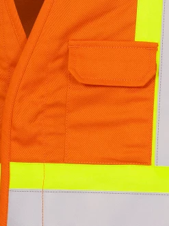 Pioneer FR-TECH 88/12 FR Safety Vest 7 Oz | Sizes S - 4XL Flame Resistant Work Wear