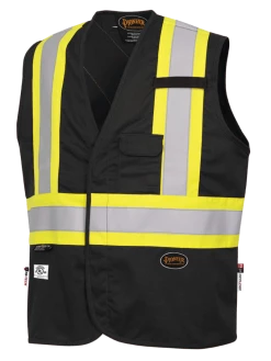 Pioneer FR-TECH 88/12 FR Safety Vest 7 Oz | Sizes S - 4XL Flame Resistant Work Wear