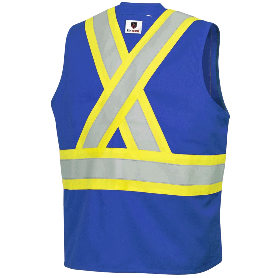 Flame Resistant Work Wear Pioneer FR-TECH 88/12 FR Safety Vest 7 Oz | Limited Size Selection