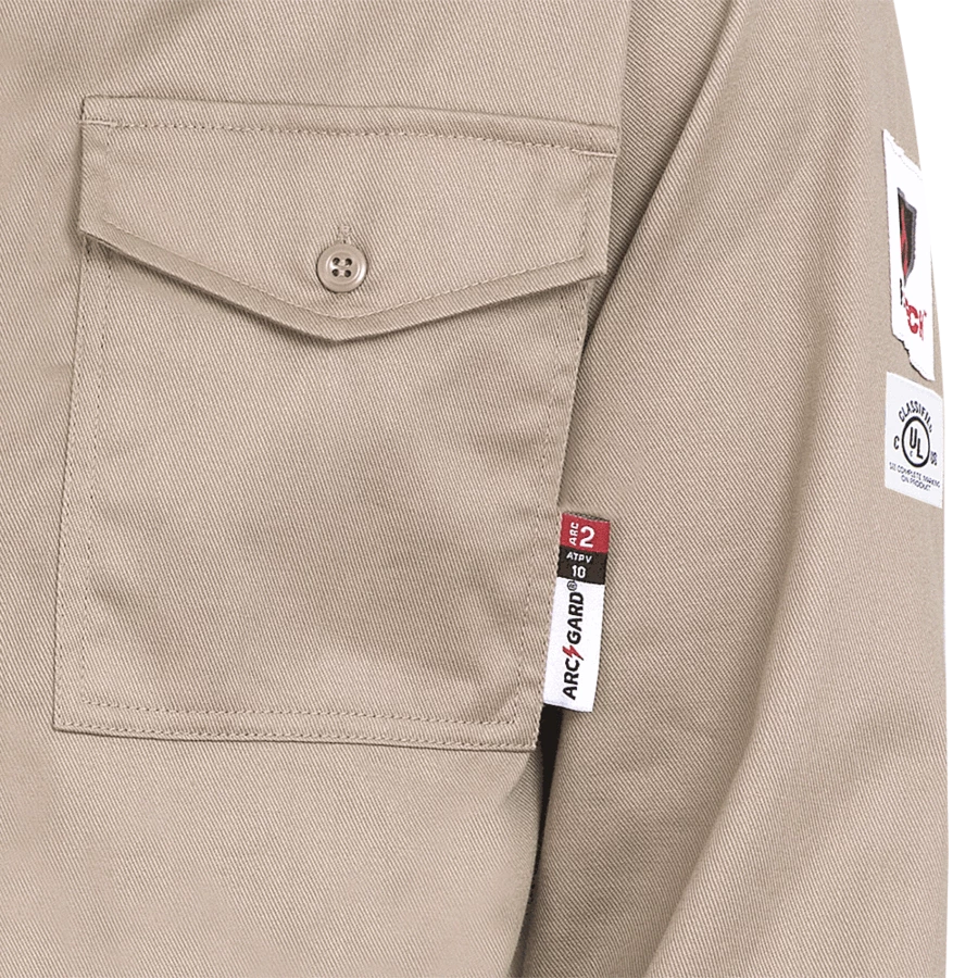 Flame Resistant Work Wear Pioneer FR-TECH® FR/ARC Rated 7 Oz Safety Shirt - 88/12 | Sizes Small - 4XL