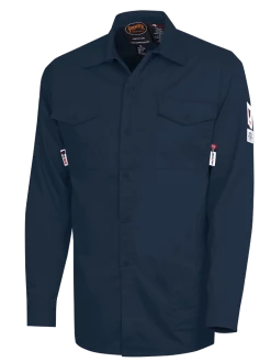 Flame Resistant Work Wear Pioneer FR-TECH® FR/ARC Rated 7 Oz Safety Shirt - 88/12 | Sizes Small - 4XL