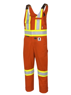 Flame Resistant Work Wear Pioneer FR-TECH Flame Resistant 7 Oz Hi-Viz Safety Overalls | Sizes S - 5XL