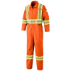 Flame Resistant Work Wear Pioneer FR-TECH® FR/ARC Rated 7 Oz Hi Viz Safety Coveralls 88/12 | Orange | Sizes 36 - 60