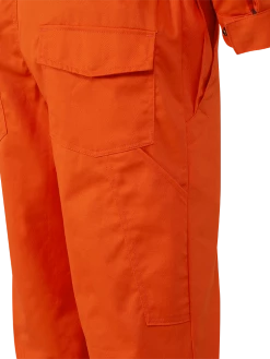 Flame Resistant Work Wear Pioneer FR-TECH® FR/ARC Rated 7 Oz Hi Viz Safety Coveralls 88/12 | Orange | Sizes 36 - 60