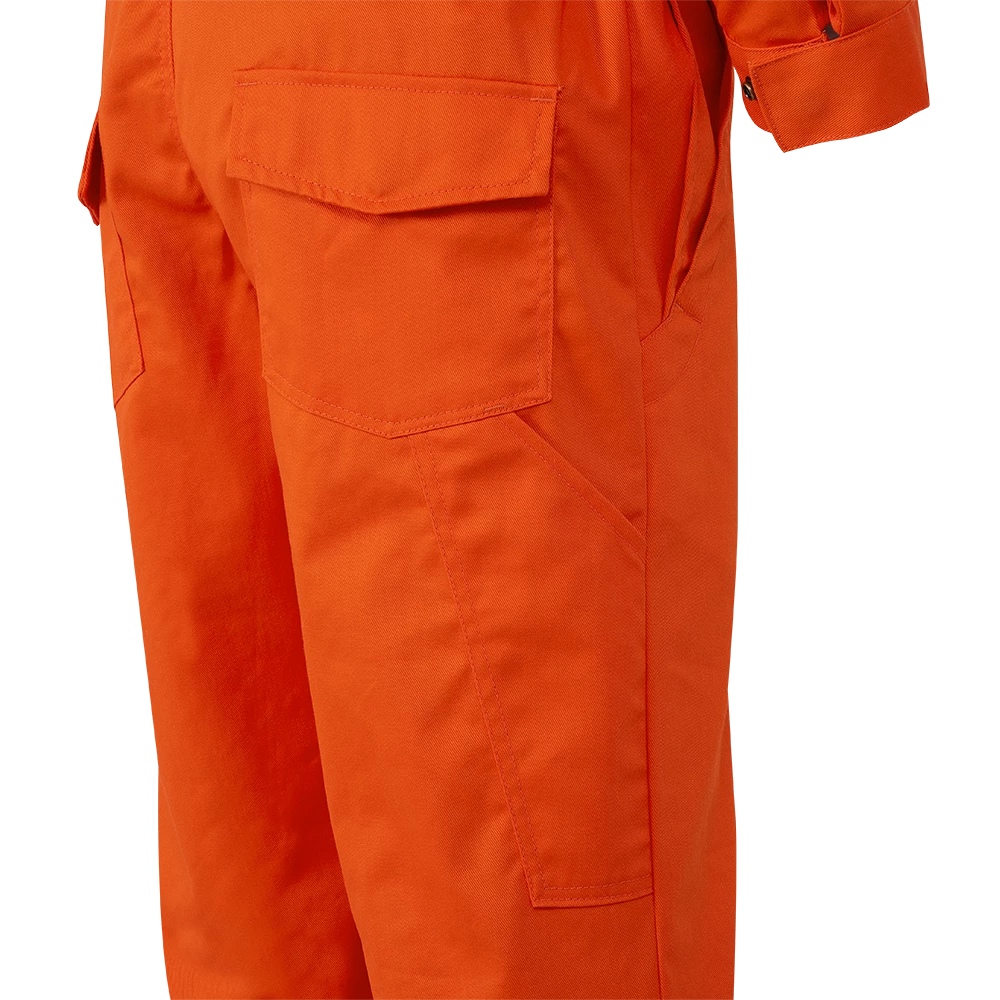 Flame Resistant Work Wear Pioneer FR-TECH® FR/ARC Rated 7 Oz Hi Viz Safety Coveralls 88/12 | Orange | Sizes 36 - 60