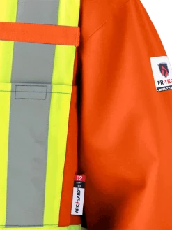 Flame Resistant Work Wear Pioneer FR-TECH® FR/ARC Rated 7 Oz Hi Viz Safety Coveralls 88/12 | Orange | Sizes 36 - 60