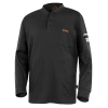 Flame Resistant Work Wear Pioneer 100% Cotton FR Interlock 7 Oz. Henley Shirt | Sizes S - 5XL