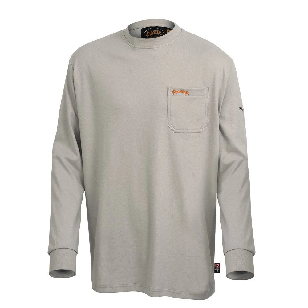 Pioneer FR/Arc Rated Long Sleeved Cotton Work Shirt | Sizes S-5XL Flame Resistant Work Wear