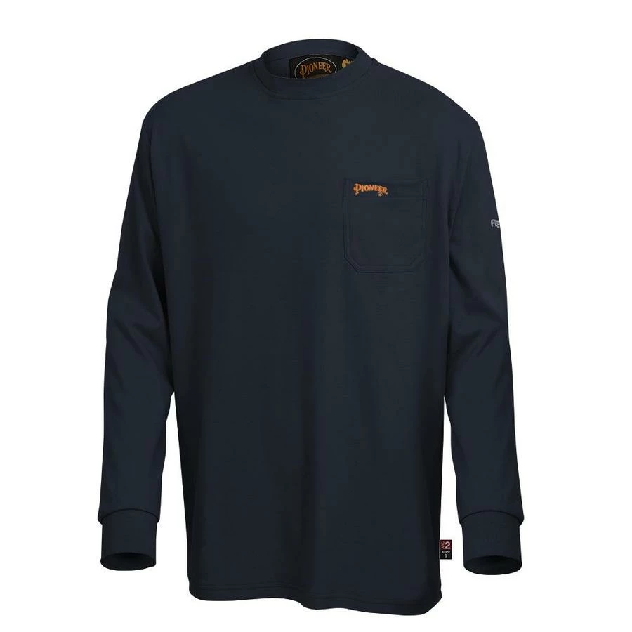 Pioneer FR/Arc Rated Long Sleeved Cotton Work Shirt | Sizes S-5XL Flame Resistant Work Wear