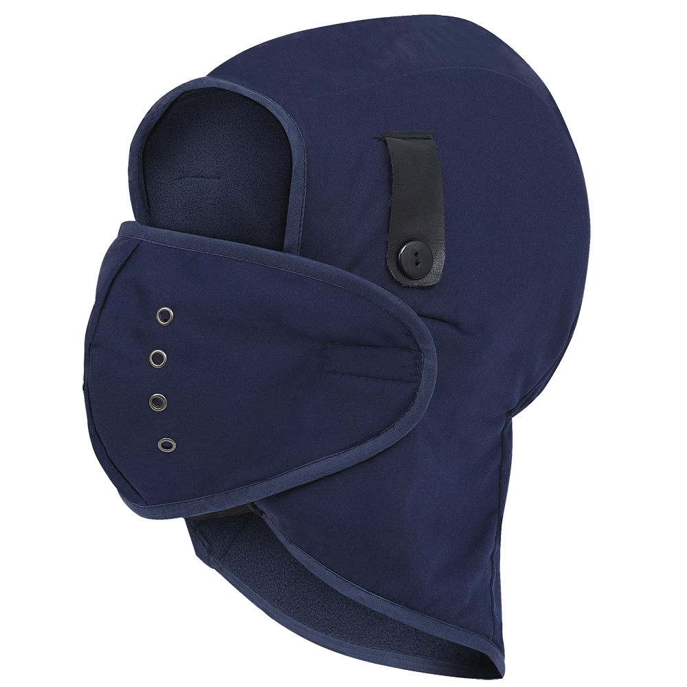 Work Hats Pioneer Fleece-Lined Hard Hat Liner - Detachable Mouthpiece